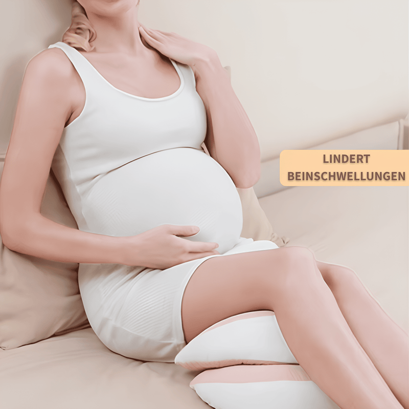 MamaGlow Embrace – Verstellbares Schwangerschafts-Taillenstützkissen